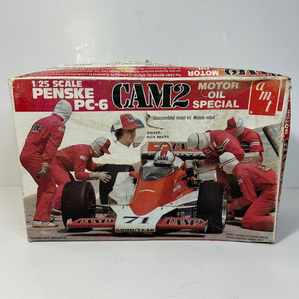1979 AMT Matchbox 1/25 Penske PC-6 CAM2 Rick Mears Indy Car Kit
